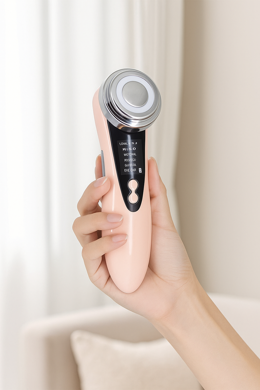 Masajeador facial terapia LED
