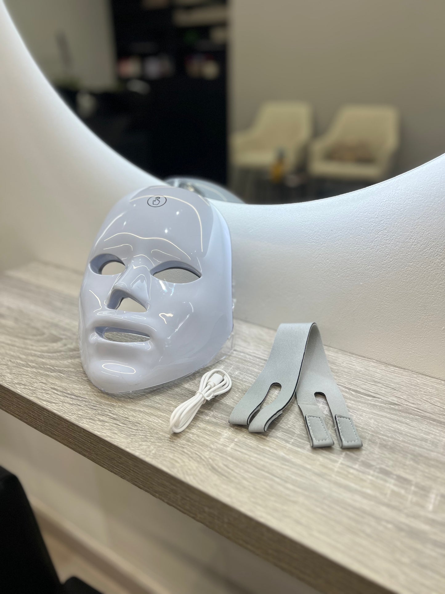 Máscara facial LED